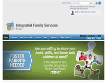Tablet Screenshot of integratedfamilyservices.net